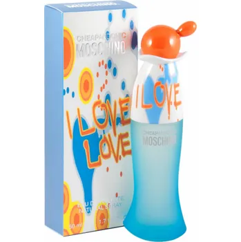 Masážní přístroj Moschino I Love Love EDT 50 ml