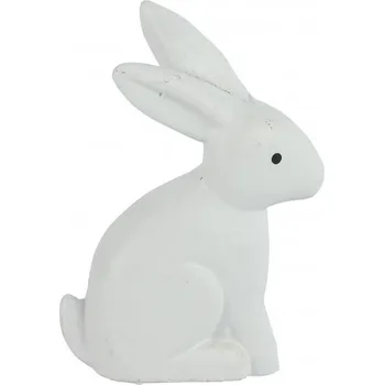 Velikonoční dekorace Zajíček Mimmi 9,5x5,5x3 cm (135789 036 795271 zajíc S bílý)