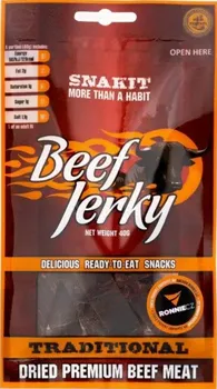 Sušené maso Snakit Foods Beef Jerky BBQ 40 g