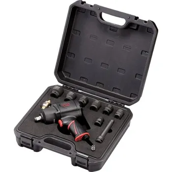 M7 NC-4255QK 1/2" pneu příklepový utahovák 1627Nm + kufr s příslušenstvím