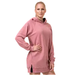 Nebbia Dlouhá everyday HERO mikina s kapucí 580 růžová - XS