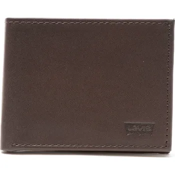 Peněženka Levi's Batwing Bifold Kožená Peněženka Hnědá ONE SIZE
