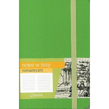 Set školních potřeb Notes A6 Linia Romantyzm Zielony ANTRA