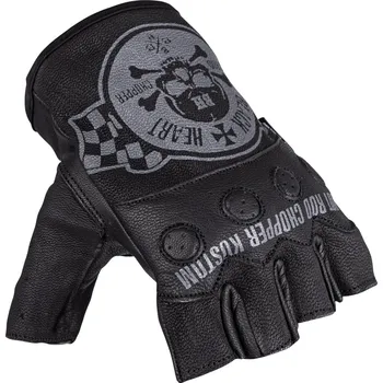Moto rukavice W-tec Moto rukavice na chopper Black Heart Wipplar (Barva: černá, Velikost: S)