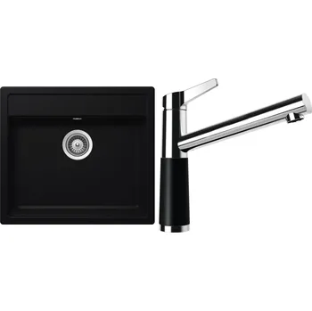 Granitový dřez Set Schock S10-4 (dřez Mono N-100 Puro + baterie SC-510 Puro)