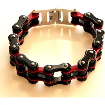 Náramek Steel Edge Náramek z chirurgické oceli řetěz WJHB195RB Délka náramku: 22,5 cm