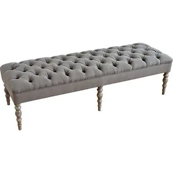 Taburet Kožená podnožka DT11 Barva nohou: Cire Miel, Kůže: Dark Brown