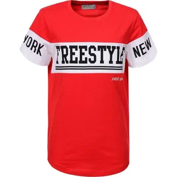 Chlapecké tričko Chlapecké triko Glo-Story BPO-0276 - červená Barva: Červená, Velikost: 134