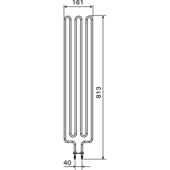 Přímotop Harvia Topné těleso, spirála pro saunová kamna HNK360 (E,EE), PC110 (E,EE,HEE), 3600W/230V