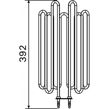 Přímotop Harvia Topné těleso, spirála pro saunová kamna GL110, 3600W/230V