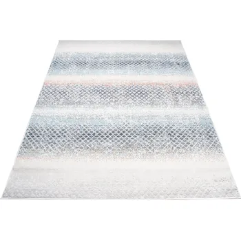 Koberec Moderní koberec DAKOTA - mřížka 1 - multicolor Rozměr koberce: 77x148 cm