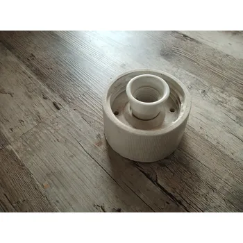 Nástěnné svítidlo DANAPO Kopyto - Armatura keramická s objímkou 250V 60W E27 světlo Varianta: rovná 5725 kompletní