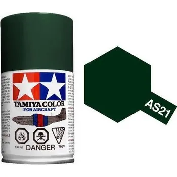 Barva ve spreji Tamiya 86521 AS-21 Dark Green2 (IJN) Late WWII Japanese Navy 100ml