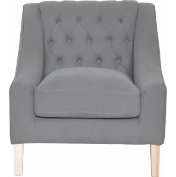 Křeslo Čalouněné křeslo Bradford DT22 Barva nohou: Brossé Blanchi, Sametové čalounění: Pink, Přírodní látka: Žadná