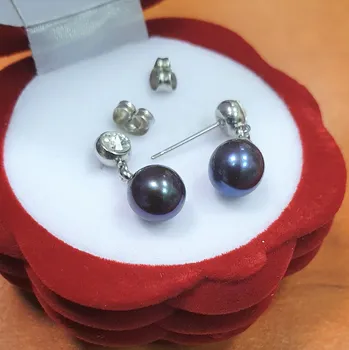 Souprava šperků Pusety se sladkovodními perlami a rivolkami Preciosa chirurgická ocel VL 399