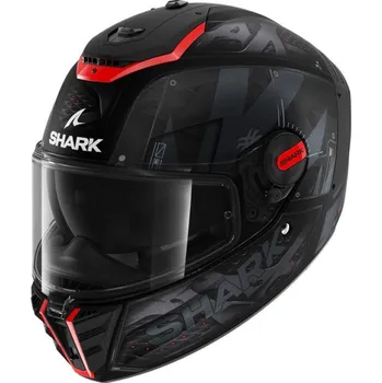 Helma na motorku Helma na moto Shark HE8113E KAR Spartan Rs Stingrey Mat Black Anthracite Red vel. XL