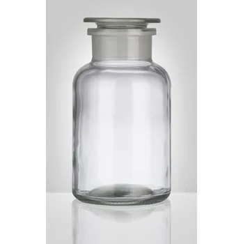 Dóza na potraviny SKLÁRNY MORAVIA Dóza prachovnice čirá, 1000 ml, se zabroušenou zátkou