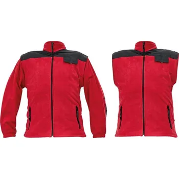 pracovní bunda CRV CERVA Randwik fleecová bunda Barva: červená, Velikost: 2XL 1560_2XL4