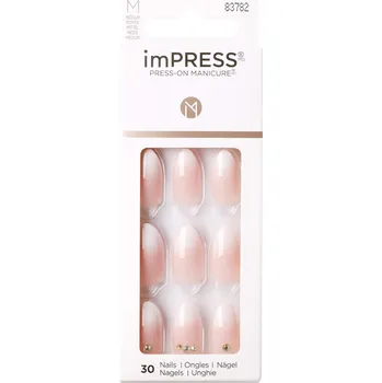 Umělé nehty KISS imPRESS Medium Awestruck Nails 30 ks