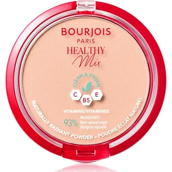 Pudr Bourjois Healthy Mix matující pudr pro zářivý vzhled pleti odstín 03 Rose Beige 10 g