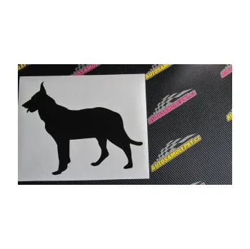 Polep vozidla SAMOLEPKA Pes 079 levá Německý ovčák (17 - šedá) NA AUTO, NÁLEPKA, FÓLIE, POLEP, TUNING, VLASTNÍ TEXT, TISK, AUTOSAMOLEPKY.cz, POLEPY, OBRÁZEK, LOGO, SAMOLEPKY