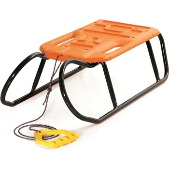 Sáně Prosperplast Sáňky LITTLE BEETLE s oranžovým sedátkem