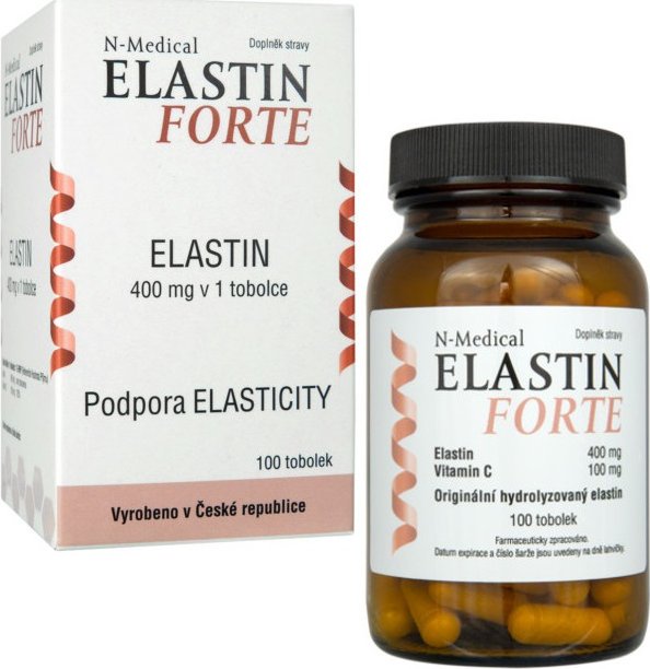 N-Medical Elastin Forte 400 mg 100 tob. od 2 486 Kč - Zbozi.cz