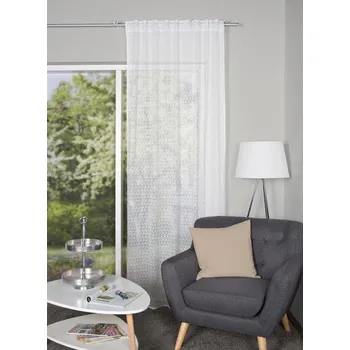 Záclona Home Wohnideen hotová záclona 85274 PANILIA 1005 vlnena bila 245x140 cm (v x s)