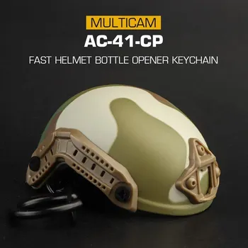 Airsoft Wosport Přívěšek/ otvírák na lahve - helma FAST - MC