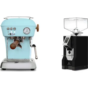 Kávovar Ascaso Dream PID, Kid Blue + Eureka Mignon Bravo, CR black