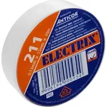 ELECTRIX 211P-03 Elektroizolační páska PVC, 0,13mm x 15mm x 10m, bílá