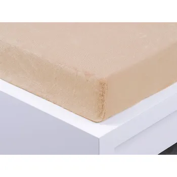 Prostěradlo UNI Prostěradlo Mikroplyš 60 x 120 sv bežová
