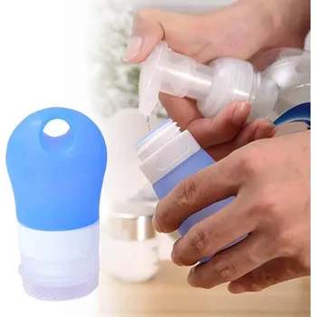 Cestovní silikonová tuba - modrá