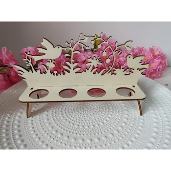 Velikonoční dekorace Stojan na vajíčka s ptáčky