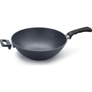 Pánev Wok Pánev s rukojetí Titanium Nowo 32 cm - WOLL (Titanová pánev Wok na indukci 32 cm s rukojetí Titanium Nowo - WOLL)