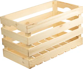 Úložný box Dřevěná bedýnka 50 x 27 x 28 cm masiv/borovice