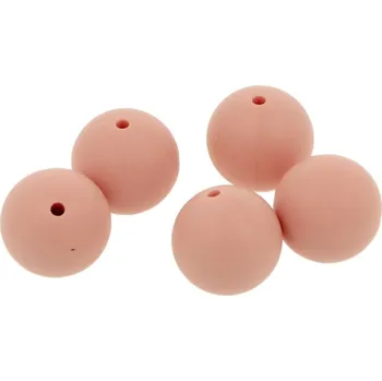 Příze Silikonový korálek 19mm Pudrový (Silikonový korálek 19mm Pudrový)