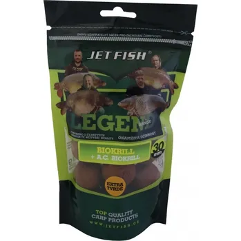 Boilies Jet Fish Extra Tvrdé Boilie 30mm 250g Chuť: Bioliver