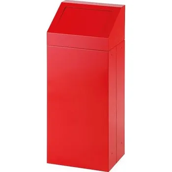 Odpadkový koš HTI Odpadkový koš s odnímacím víkem červený 45 l MC-3649-6