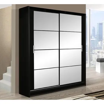 Komoda Šatní skříň DOUGLAS 160 černá