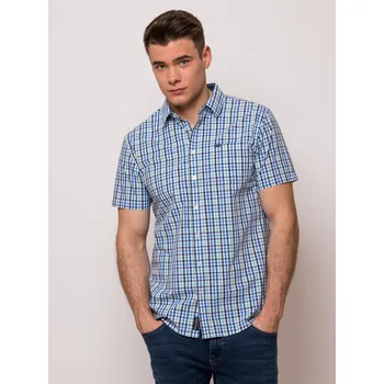 Pánská košile Heavy Tools pánská košile comfort fit Regan s proužky modrá Velikost: XXL