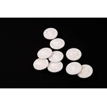 Knoflík Nitěný knoflík - bílá - průměr 1,6 cm - velikost 26