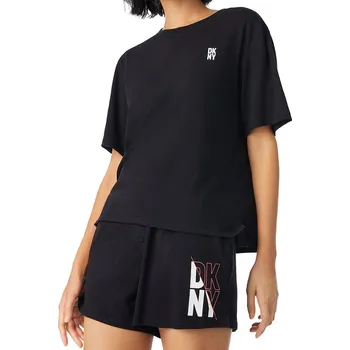 Dámské pyžamo DKNY dámské pyžamo YI2922635 černé - Černá / XS