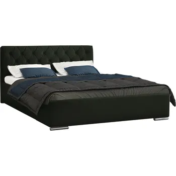 Postel Eka Čalouněná postel ELEGANT - Fresh 140x200 cm Barva látky - Fresh: Zelenošedá (16), Úložný prostor: Bez úložného prostoru