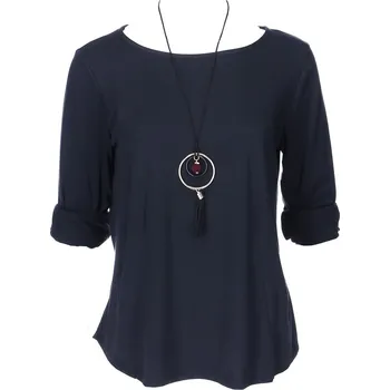 Dámská halenka 8793 triko Italy barva: černá