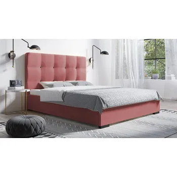 Postel Eka Čalouněná postel Kanary - Kronos 90x200 cm Barva látky: Kronos 29, Úložný prostor: Bez úložného prostoru