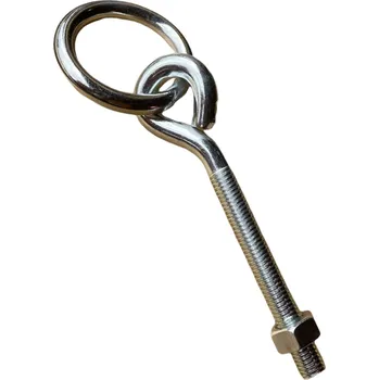 Šroub Šroub M12x120 mm s okem + velkým kroužkem 45mm, Zn.