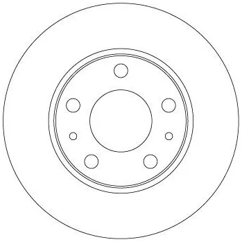 Brzdový kotouč Brzdový kotouč TRW DF6287