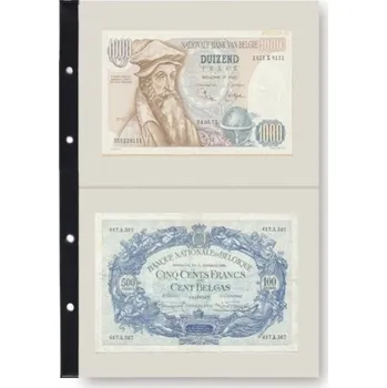 Obal pro sběratelský předmět Náhradní listy na bankovky / listy půlené HOSPA