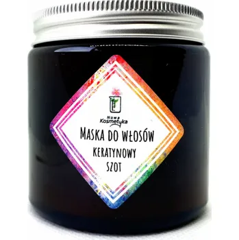 Vlasová regenerace Nová kosmetika Maska na vlasy - Keratin shot, 120 ml